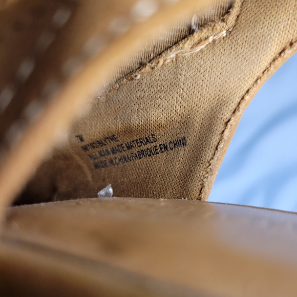 Maurice women's faux suede tan leather booties - Picture 8 of 15